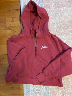 Stowe Vermont Half-Zip Hooded Scuba